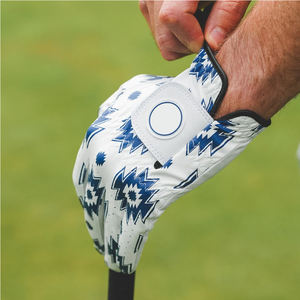 Venta al por mayor de guantes de golf transpirables para zurdos para hombres logotipo personalizado a todo color cuero Cabretta OEM suave de piel de oveja guante de golf - Product Image 5