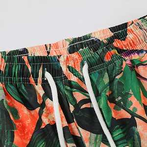 Summer Solid Color Beachwear Wholesale <b>Trunk</b> <b>Men's</b> Swim Shorts Canvas Fabric Casual Woven Swimming Shorts Ready to Ship Logo <b>Men</b> - Product Image 4