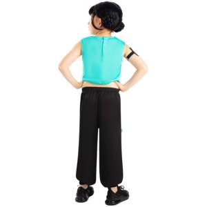 Disfraz de Zoey Core Look de K-Pop Demon Hunters, Top con Estampado Floral, Pantalones y Pulsera - Product Image 2