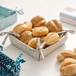 Durable Lightweight <b>Bread</b> <b>Basket</b> for Kitchen Dining Table Use Ideal for Serving <b>Bread</b> Pastries and Baked Goods - Product Image 2