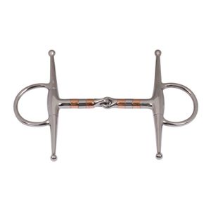 BRAND ZONE Accessoires équestres Magenis Eggbutt à articulation simple en acier inoxydable de haute qualité, avec joues complètes, personnalisables - Product Image 2