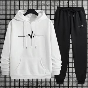 Conjunto de Ropa Deportiva con Capucha para Otoño e Invierno, Cortavientos, Resistente al Frío, Abrigada, de Nailon/Algodón - Product Image 5