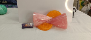 Jarrón moderno decorativo de resina multicolor de Unique Craft India - Product Image 4