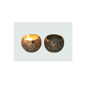 Support de bougie en mosaïque colorée en verre, meilleure conception de décoration intérieure, offre spéciale - Product Image 3