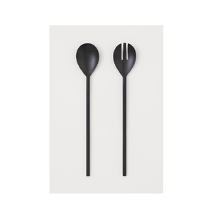 Cuchara de tenedor de ensalada de metal Cuchara de ensalada de diseñador Cuchara moderna de metal y servidor de ensalada uso - Product Image 1