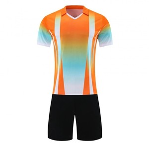 Maillots de football, ensembles uniformes, séchage rapide, personnalisables, vêtements d'équipe pour adultes, 100% polyester respirant - Product Image 1