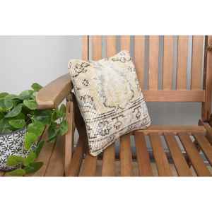 Oreiller en laine Kilim Beige 12x12 pouces luxe rustique Vintage à motifs Portable carré coussin pour literie technique tissée - Product Image 2