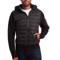 Veste matelassée coupe-vent classique et confortable avec poche chauffante pour hommes, vêtements personnalisés pour la saison d'hiver, vente en gros