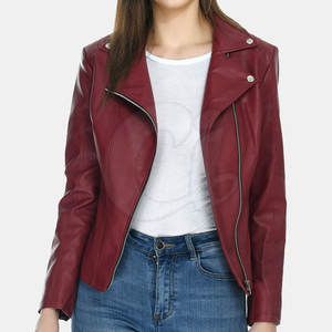 Chaqueta de cuero para mujer de último estilo, venta al por mayor, chaqueta de cuero para mujer, chaqueta de cuero de la mejor calidad - Product Image 3