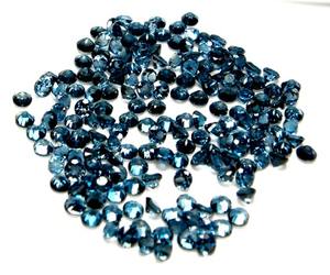 พลอยบุษราคัมสีฟ้าล้ำค่าสำหรับการปรับเทียบขนาดทรงหลวมทรงเจียระไนแบบเหลี่ยมเจียระไนแบบลอนดอน - Product Image 1