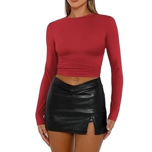 เสื้อยืดคอกลมแขนยาวผู้ชาย คุณภาพสูง ผ้าฝ้าย 100% ระบายอากาศได้ดี เป็นมิตรกับสิ่งแวดล้อม แห้งเร็ว เหมาะสำหรับใส่ลำลองในฤดูใบไม้ผลิ - Product Image 1