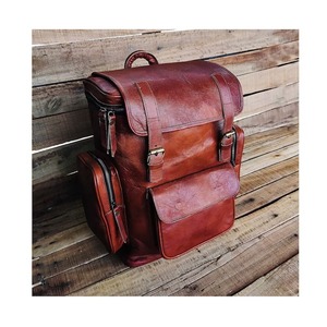 กระเป๋าหนังแท้ทำด้วยมือ bapa สไตล์สปอร์ตเดินป่า rusa สำหรับผู้ชายและผู้หญิง - Product Image 2