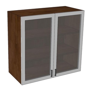 Módulo de Gabinete Superior de Cocina TBT017 de 80 cm con 2 Puertas de Vidrio - Product Image 4