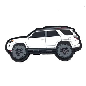 แผ่นปะยางแผ่นปะพีวีซีแบบนิ่มสำหรับติดยี่ห้อเสื้อผ้าแผ่นปะติด3D ลายการ์ตูนรถยนต์ - Product Image 1