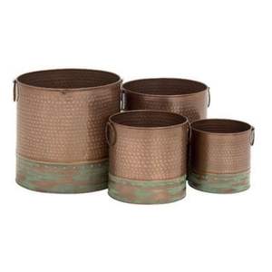 Juego de Soportes para Plantas de Hierro Resistentes a la Intemperie, Macetas Decorativas de Metal para Jardín, Macetas de Exterior de Alta Gama Resistentes al Óxido - Product Image 5