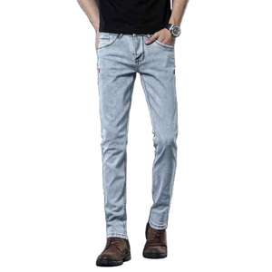 Los pantalones vaqueros de algodón transpirables de talla grande para hombre más vendidos para trabajo y ropa de calle estilos clásicos informales y formales al por mayor - Product Image 1