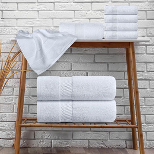 Ensembles de Serviettes de Bain Top Qualité Supérieure 100% Coton de Luxe pour Hôtels Cinq Étoiles, Couleur Marron, pour Unisexe - Product Image 6