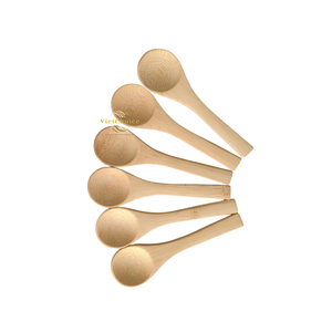 Cuillère en bois faite à la main, réutilisable, sans plastique, outil de cuisine - Product Image 6