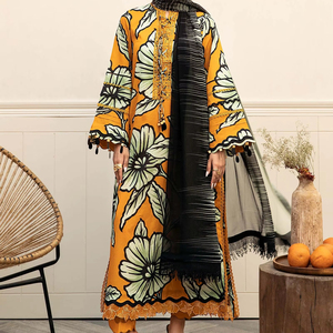 Salwar Kameez de 3 Piezas con Bordado Personalizado, Ligero, Cómodo, Ropa Casual para Todas las Temporadas, Nuevo para Mujeres Indias/Pakistaníes - Product Image 1