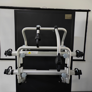 Rak sepeda tugas berat untuk sepeda motor Bumper gunung dengan kompatibilitas ban cadangan - Product Image 3