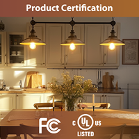 Ampoule LED A15 en gros, 2W, 250LM, CRI90, 120V, verre transparent, lampes à filament LED, E12 E26, utilisation pour la maison, l'hôtel, convient aux luminaires