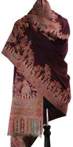 ผ้าคลุมไหลแคชเมียร์ ปักลายคานี ผ้าพัชมีนาเนื้อผ้าทึบ ระบายอากาศได้ดี นุ่มสบาย ผลิตจากโพลีเอสเตอร์ สำหรับผู้หญิง ใส่ในฤดูหนาว งานเทศกาล หรือสวมใส่ลำลอง - Product Image 3