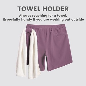 New 2 in 1 Running Training Sport <b>Shorts</b> Quick Dry with Side Pocket Gym Fitness Basketball Polyester Workout Track <b>Short</b> <b>for</b> <b>Men</b> - Product Image 2