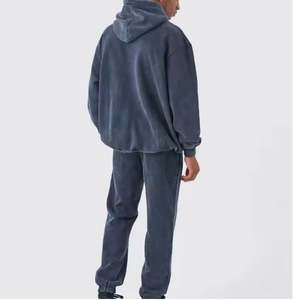 Nouvel arrivage Survêtements délavés à l'acide au look classique Vêtements de rue lourds à séchage rapide avec col à capuche pour l'hiver - Product Image 2