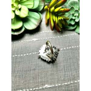 Daniel Benally Kingman Turquoise & Sterling <b>Silver</b> <b>Statement</b> <b>Ring</b> Size 9.75 Fine Jewelry with Rhodium Plating Everyday Wear - Product Image 4