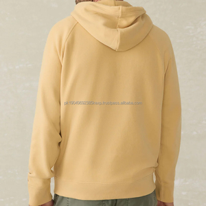 เสื้อฮู้ดผ้าฟลีซแบบกำหนดเองสำหรับผู้ชาย เสื้อสเวตเชิ้ตมีฮู้ดผ้าฝ้ายออร์แกนิก เสื้อฮู้ดผ้าฟลีซผู้ชายแบบยั่งยืน เสื้อฮู้ดผ้าฟลีซทรงโอเวอร์ไซส์ลำลอง - Product Image 4