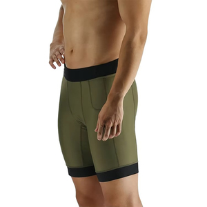Nouveauté Shorts de compression pour hommes Teint uni Couche de base unie Fitness Gym Entraînement Shorts serrés Dernière mode Non tissé - Product Image 5
