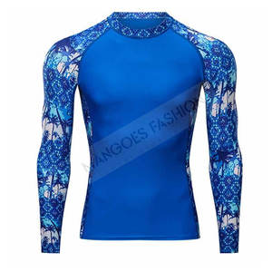 เสื้อรัดรูปแขนยาวสำหรับทุกเพศเสื้อแห้งเร็วผ้าไนลอนผ้าสแปนเด็กซ์ป้องกันแบคทีเรียระบายอากาศได้ดีระดับพรีเมียม - Product Image 1