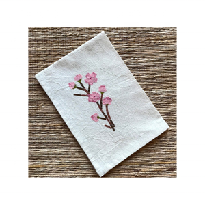 Paño de Cocina Minimalista de Algodón con Diseño de Flores de Cerezo Rosadas, 40x60 cm, Suave, Ligero, Absorbente, Certificado OEKO TEX, para Uso en la Cocina - Product Image 1