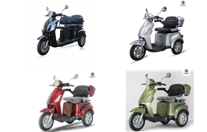 Motocicleta Eléctrica de 3 Ruedas Dynamoto de 1000W de Alta Resistencia, Scooter de Movilidad con Velocidad de 25 km/h y Batería de 60V para Adultos Mayores, Zhejiang - Product Image 5