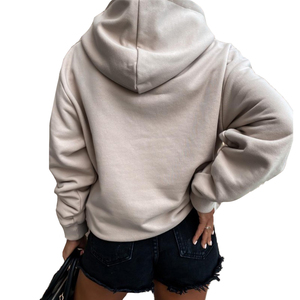 Sweats à capuche surdimensionnés pour femmes pulls à capuche avec épaules tombantes style hiver femmes sweats à capuche personnalisés fournisseur en gros - Product Image 3