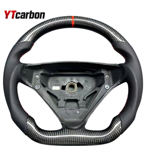 Accessoires intérieurs de voiture YTcarbon, style racing, <span class=keywords><strong>volant</strong></span> entièrement en cuir pour C-CLASS <span class=keywords><strong>W203</strong></span> SLK-CLASS R171 - Product Image 5