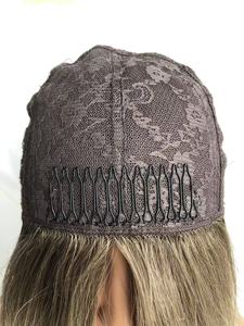 En stock perruque juive en soie de cheveux humains vierges européens de luxe perruques casher pour Solutions de perte de cheveux - Product Image 4