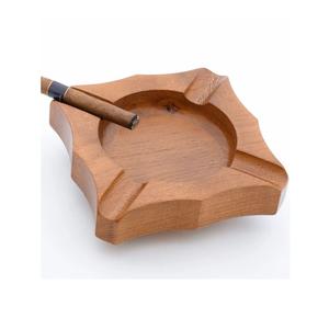 Cenicero Cuadrado de Madera Estilo Americano Único con Borde Liso, Tamaño Personalizado para Oficinas, Hogares, Restaurantes y Salones - Product Image 4