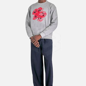 Sudadera de secado rápido para hombre superventas, jersey de cuello redondo de alta calidad, sudaderas de invierno ODM de Color único, técnicas teñidas lisas - Product Image 5