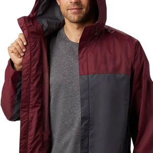 Qualité supérieure Meilleur style Imperméable Veste de pluie pour la neige Couleur unie Teintures unies Veste de pluie softshell pour hommes - Product Image 3