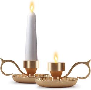 Bougeoir en cristal de nouvelle conception porte-cône en métal pour la décoration de mariage et d'événement - Product Image 4