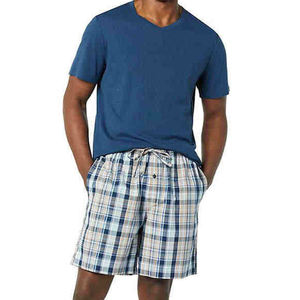 ชุดเสื้อยืดและกางเกงขาสั้นระบายอากาศอินเทรนด์สำหรับผู้ชายชุดสองชิ้นสำหรับชุดลำลองและชุดใส่กลางแจ้ง - Product Image 5