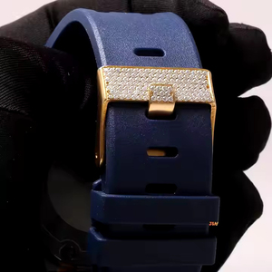 นาฬิกาเพชรหรูหราสำหรับทุกเพศการปลูกในห้องปฏิบัติการคุณภาพสูงการตั้งค่าอัตโนมัติสแตนเลสควอทซ์สไตล์แฟชั่น - Product Image 4