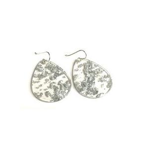 Pendientes de Aro de Resina Epoxi 100% Natural, Novedad, con Lámina Dorada, Regalo de Boda para Chicas, Símbolo Religioso Cristiano, Tamaño Personalizado - Product Image 4