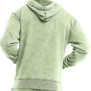 Style de luxe 500GSM pull à capuche pour hommes femmes unisexe surdimensionné col à capuche motif solide Logo avant pour l'hiver quantité minimale de commande bas - Product Image 1