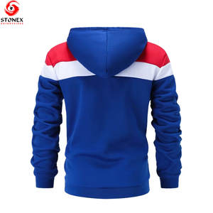 Sweat à capuche zippé pour homme au design unique - 100% coton polaire, service OEM, 2 pièces, respirant, séchage rapide - Product Image 3