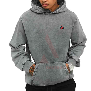Unisex Zipper-Up <b>Hoodie</b> 3D Custom Screen Printing Solid Pattern Oversized Heavyweight 450gsm Cotton Sweatshirts for Men XXS Size - Product Image 3