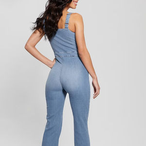 Nueva Edición: Mono de Mezclilla Tejida de Algodón para Mujer, Ecológico, Transpirable, Estilo Urbano, para Fiestas y Vacaciones, Alta Calidad - Product Image 2