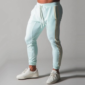 กางเกงวิ่งขายาวสำหรับผู้ชายกางเกงเข้ารูปสำหรับใส่เล่นกีฬาออกกำลังกายกางเกงผ้าฝ้ายกางเกงวอร์มสำหรับผู้ชายฤดูใบไม้ร่วง - Product Image 4