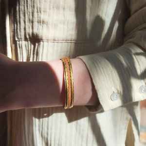 Handmade Pure <b>Copper</b> Cuff BraceletAdjustable Artisan <b>Bangle</b> - Product Image 2